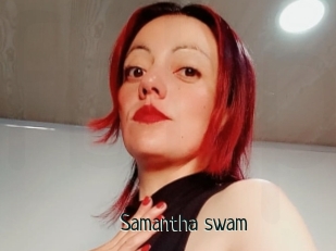 Samantha_swam